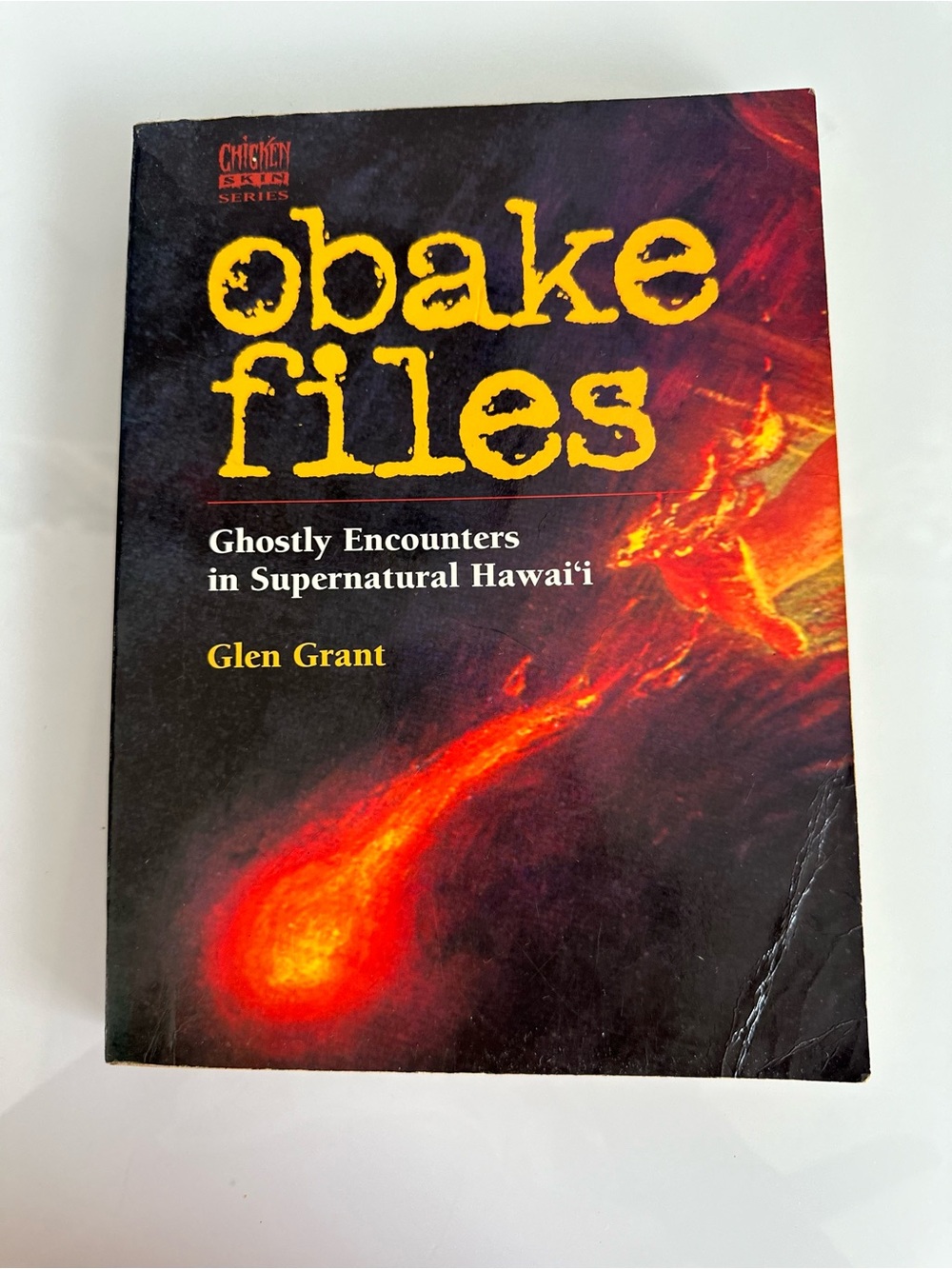 Obake Files by Glen Grant - Black & Red Paperback Book
